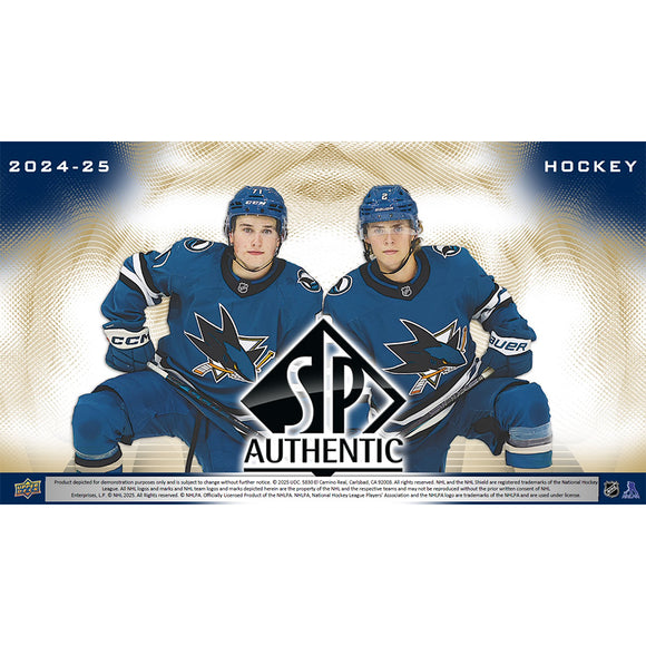 2024/25 UD SP Authentic Hockey Hobby Box (PRE-ORDER)