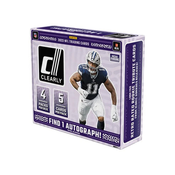 2023 Panini Donruss Clearly Football Hobby Box