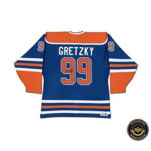 Wayne Gretzky Autographed Adidas Jersey - Oilers Blue  UDA