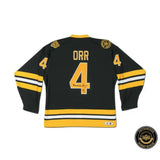 Bobby Orr Autographed Adidas Jersey - Bruins Black  UDA