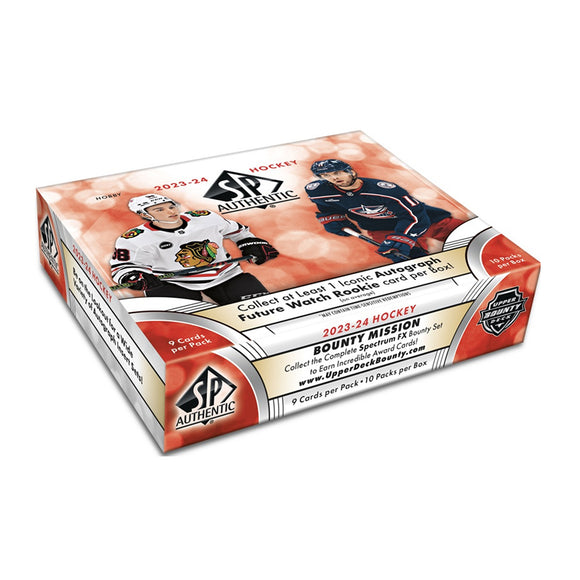 2023/24 UD SP Authentic Hockey Hobby Box