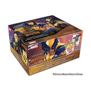 UD Fleer Ultra Marvel Wolverine Trading Cards Box